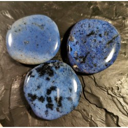 Dumortiérite - pierre plate - 6ème chakra